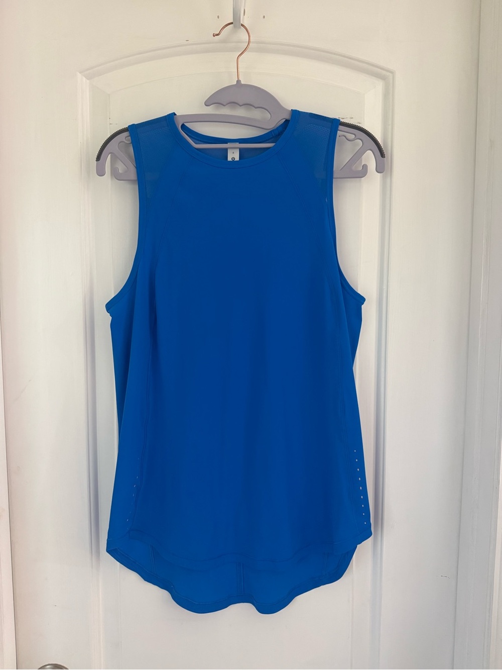 lululemon athletica Women's Poolsside Blue Sleeveless Active Tank, new, size 6